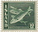 Исландская почтовая марка
